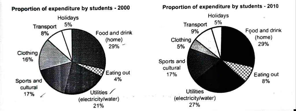 IELTS WRITING TASK 1 - PIE CHART